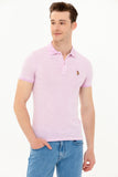 U.S. Polo Assn. Erkek Minimalist Polo Yaka Kısa Kol T-Shirt - Günlük Stil