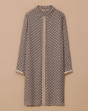 تونيك طويل منقوش بمقاسات كبيرة من جالا-شي