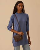 uzun kollu basic triko tunik Scl