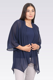Tolga Saraçoğlu Oversize Şifon Midi Tuni̇k - Minimalist Günlük Stil