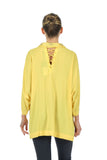 Twomail Oversize Minimalist 3/4 Kol Şifon Gömlek - Günlük Kullanım
