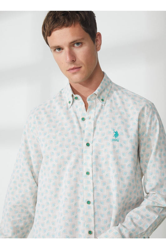 قميص رجالي من يو إس بولو أسوسييشن، رقم الموديل 1577132