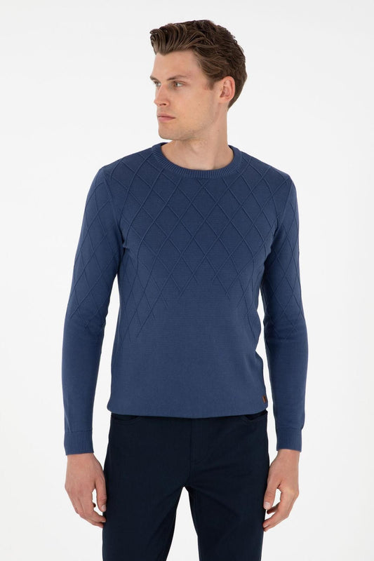 U.S. Polo Assn. Erkek Minimalist Uzun Kol Kazak - Günlük Şıklık