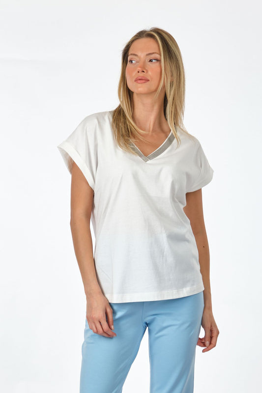 تيشيرت نسائي من يونيك مود US232028