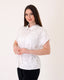 Vedi Oversize Çiçekli Gömlek - Minimalist Tarz - Kısa Kol