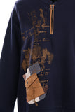 Vedi Oversize Uzun Kol Kadın Sweatshirt - Minimalist Günlük