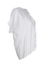 Ysatis Minimalist V Yaka Oversize Crop Bluz - Rahat ve Şık