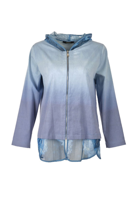 Ysatis Oversize Kapüşonlu Uzun Kol Minimalist Kadın Ceket - Günlük Spor