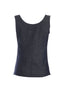 Ysatis Minimalist Crop Denim Yelek - Kolsuz, Düğmeli, Günlük