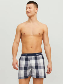 Jack&Jones Minimalist Pamuk Erkek Boxer Şort 2'li Set - Rahat ve Şık