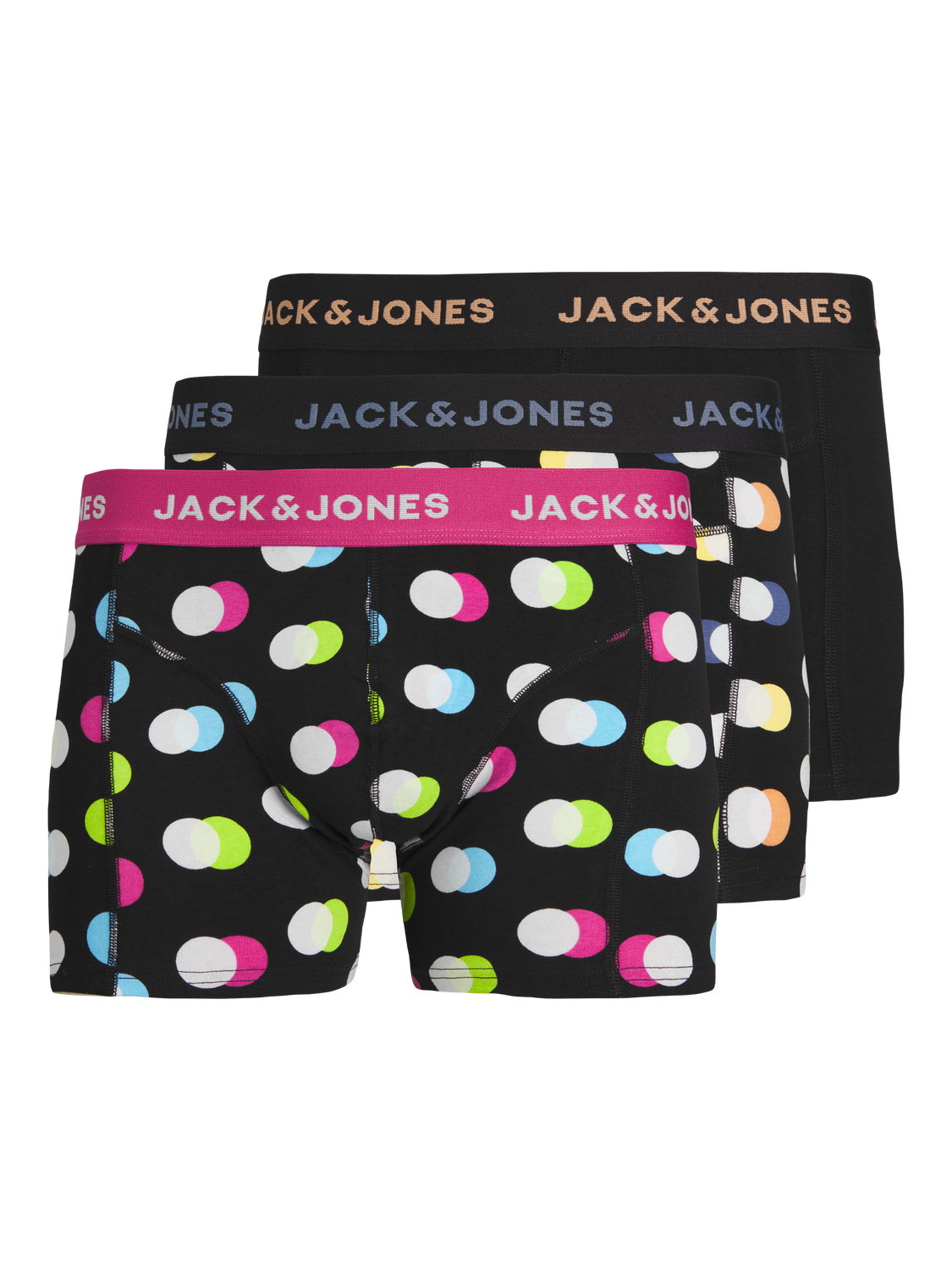 Jack&Jones Erkek Boxer 3lü Set - Minimalist Desen - Rahat ve Şık