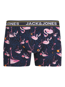 Jack&Jones Flamingo Desenli Erkek Boxer Şort 3'lü Set - Rahat ve Şık