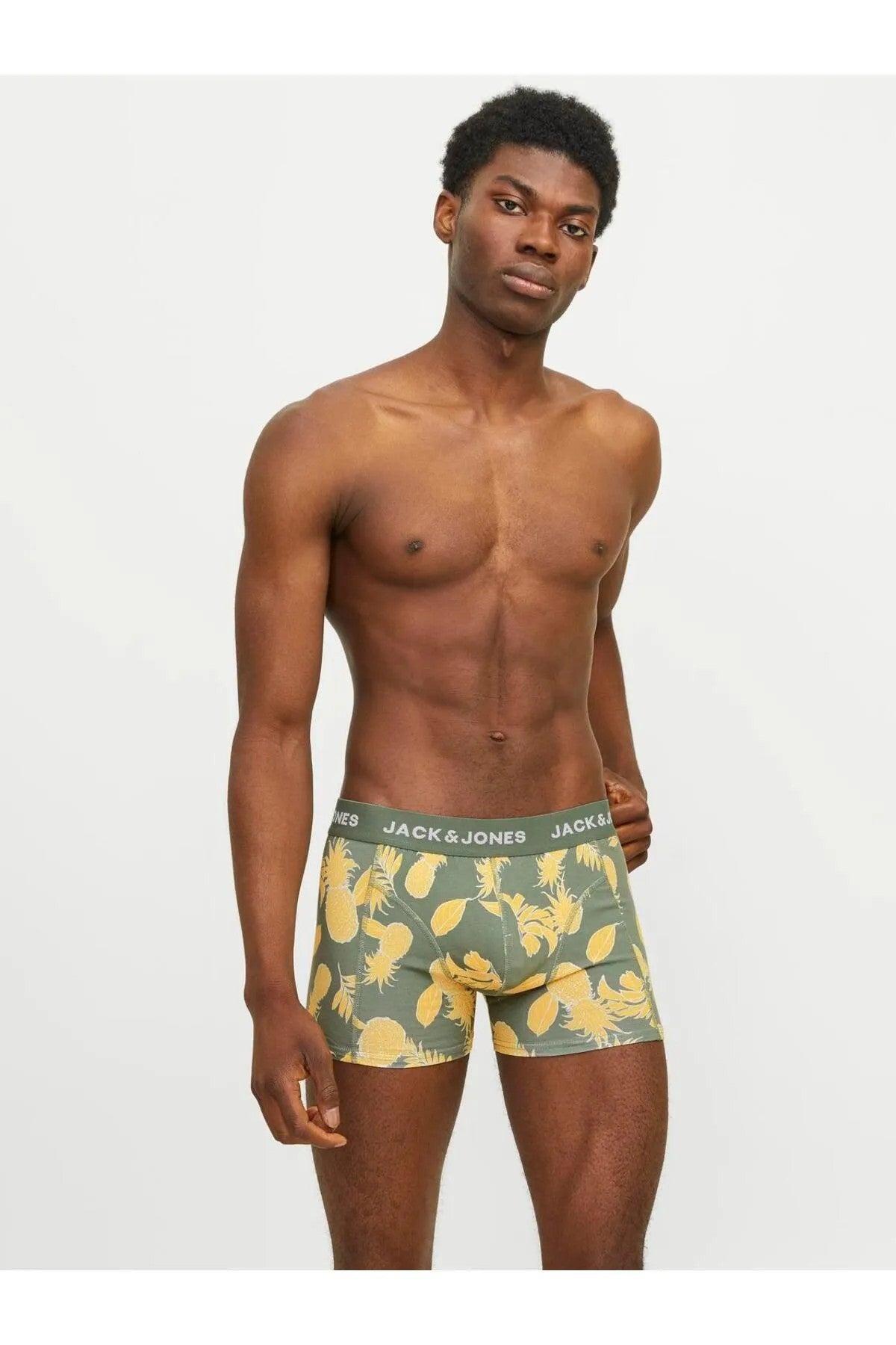 Jack&Jones Erkek Boxer 3'lü Set - Minimalist Ananas Desenli Rahat Boxer Translation missing: tr.content.product_image_secondary