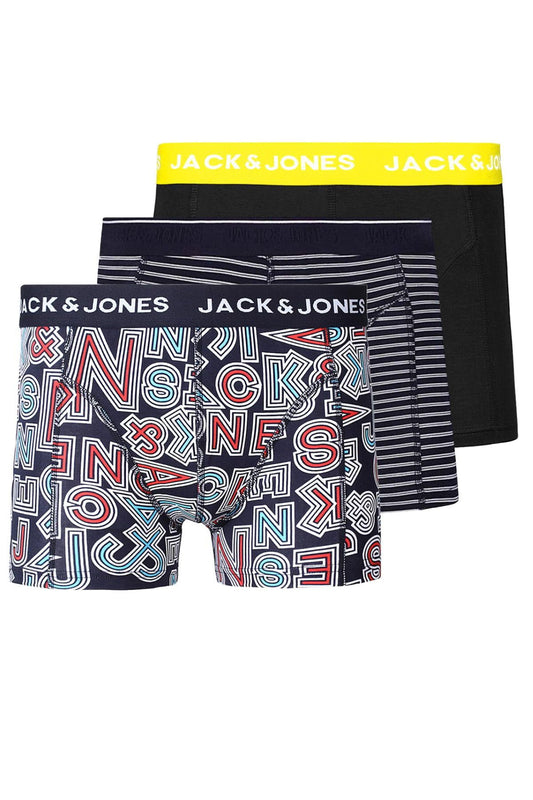 عبوة من 3 سراويل بوكسر متنوعة - أزرق