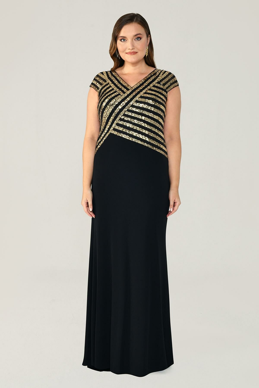 فستان سهرة نسائي من ألفا بيتا 25Y4126