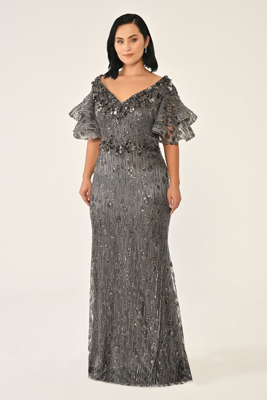 فستان سهرة نسائي من ألفا بيتا 25Y6921