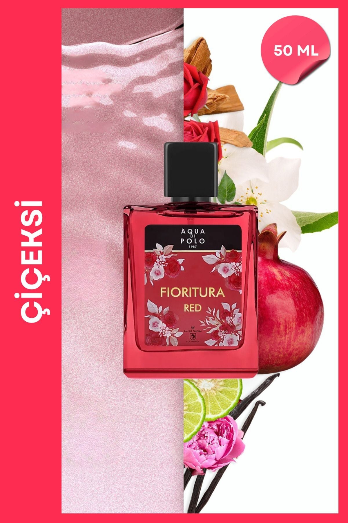 Aqua Di Polo Fioritura Red Kadın Parfüm 50ml - Çiçeksi & Odunsu Translation missing: tr.content.product_image_main