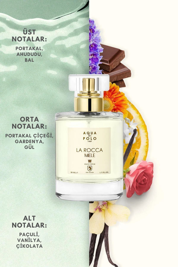 Aqua Di Polo La Rocca Miele Kadın Parfümü 50ml - Çiçeksi & Vanilyalı