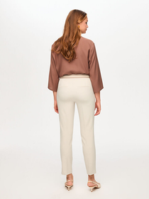 Arka Kemeri Lastikli Slim Fit Pantolon Faik Sönmez