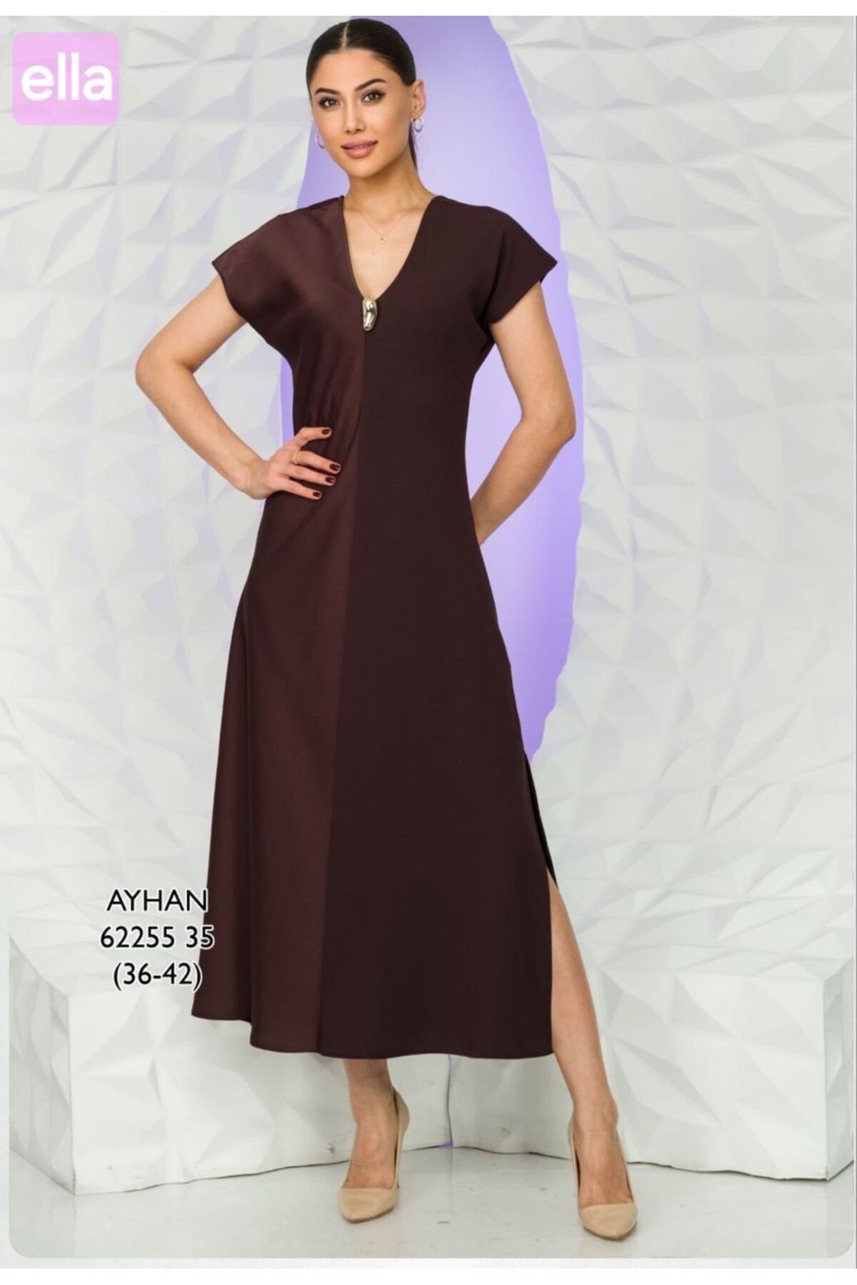 Ayhan Kadın Elbise 26YKRB62255 Translation missing: ar.content.product_image_secondary
