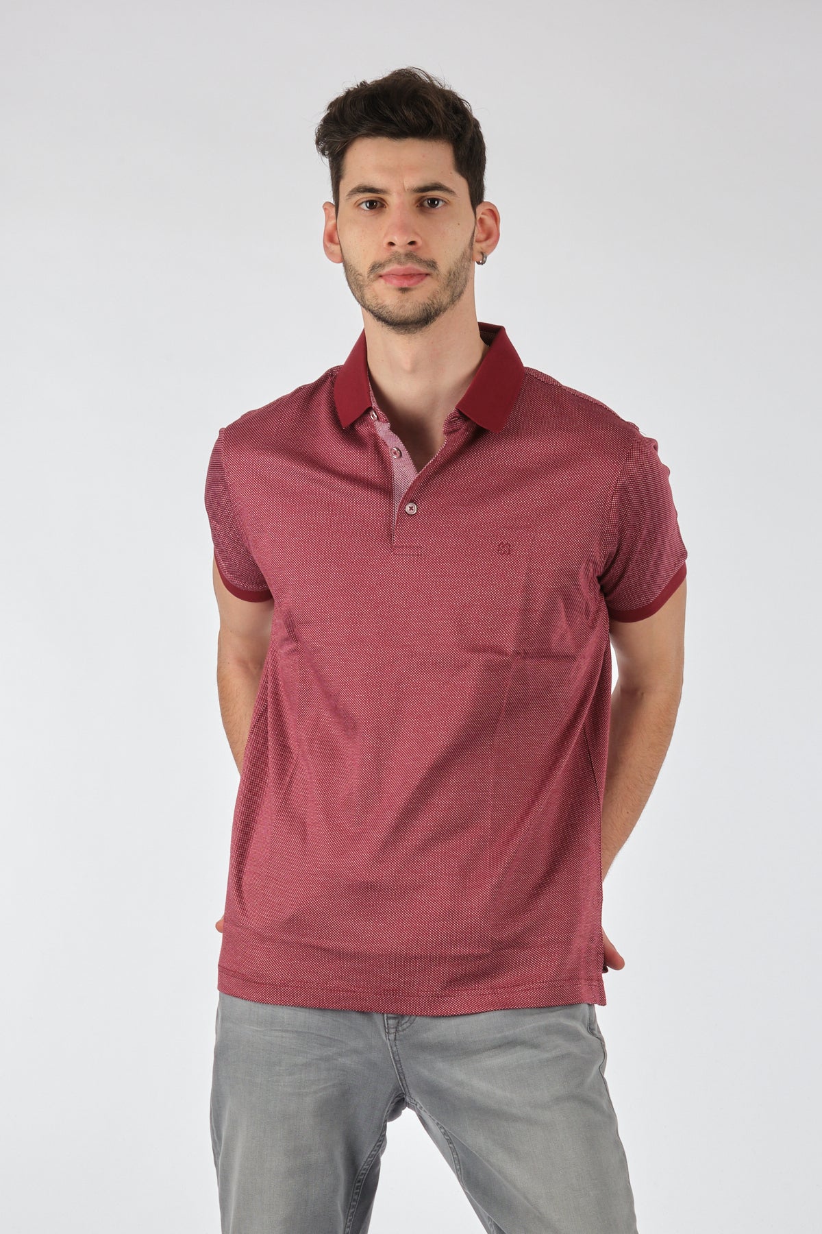 Barca Erkek Polo Yaka Kısa Kol T-Shirt - Regular Fit - Günlük Stil Translation missing: ar.content.product_image_secondary