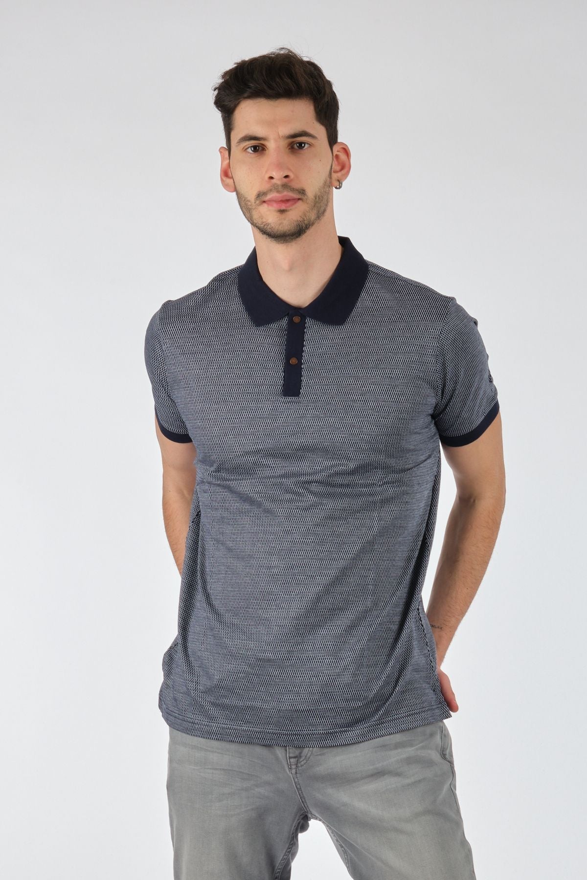 Barca Minimalist Erkek Polo Yaka T-Shirt - Kısa Kol Regular Fit Translation missing: tr.content.product_image_main