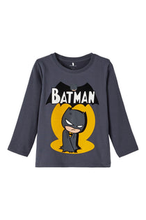 Batman Baskılı Uzun Kol Erkek Çocuk Sweatshirt-Rahat ve Şık
