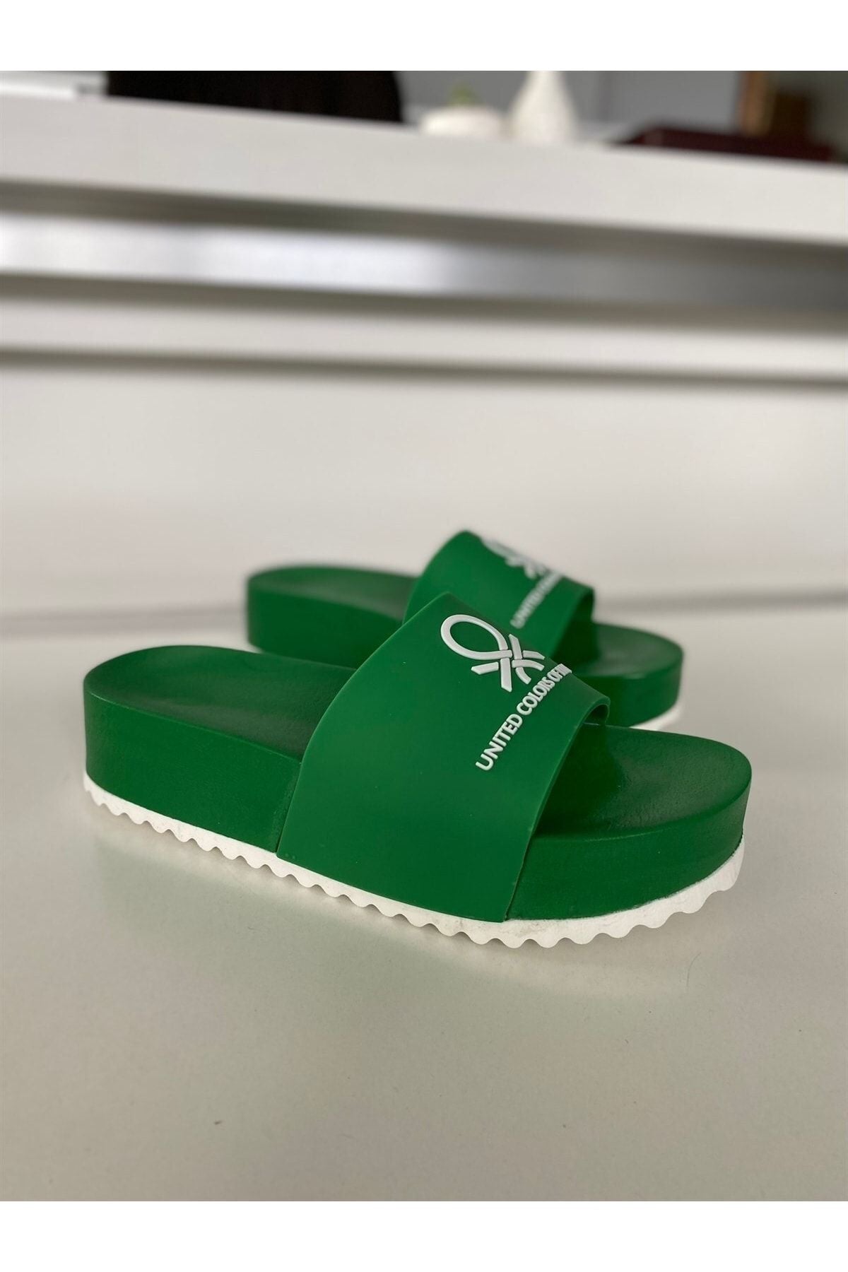 Benetton Kadın Platform Terlik - Minimalist Günlük Yazlık