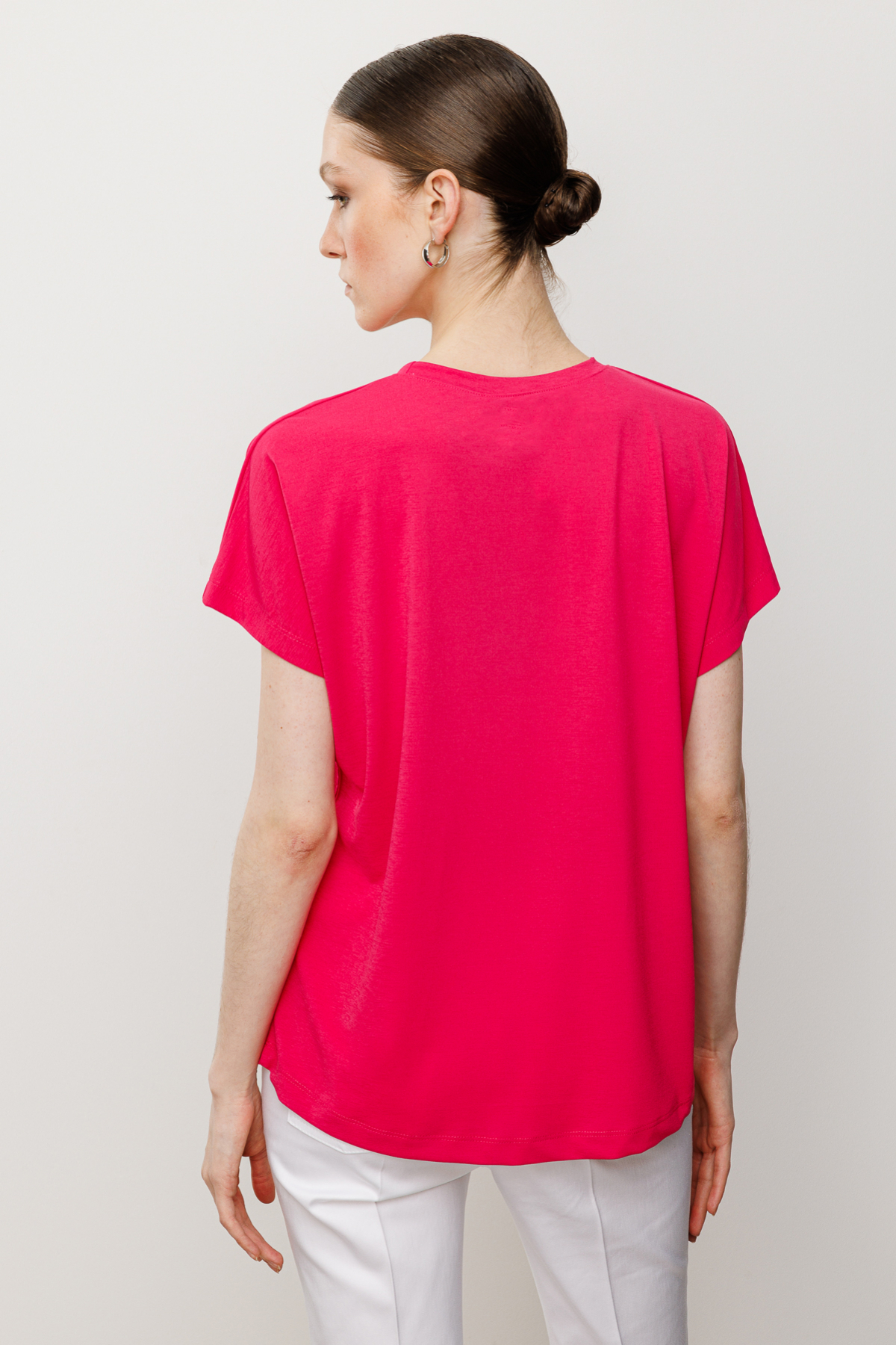 On Kadın Oversize Minimalist Kısa Kol T-Shirt - Günlük Şıklık