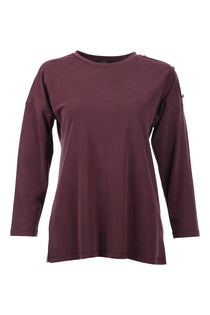 On Kadın Oversize Uzun Kol Minimalist Bluz - Rahat ve Şık