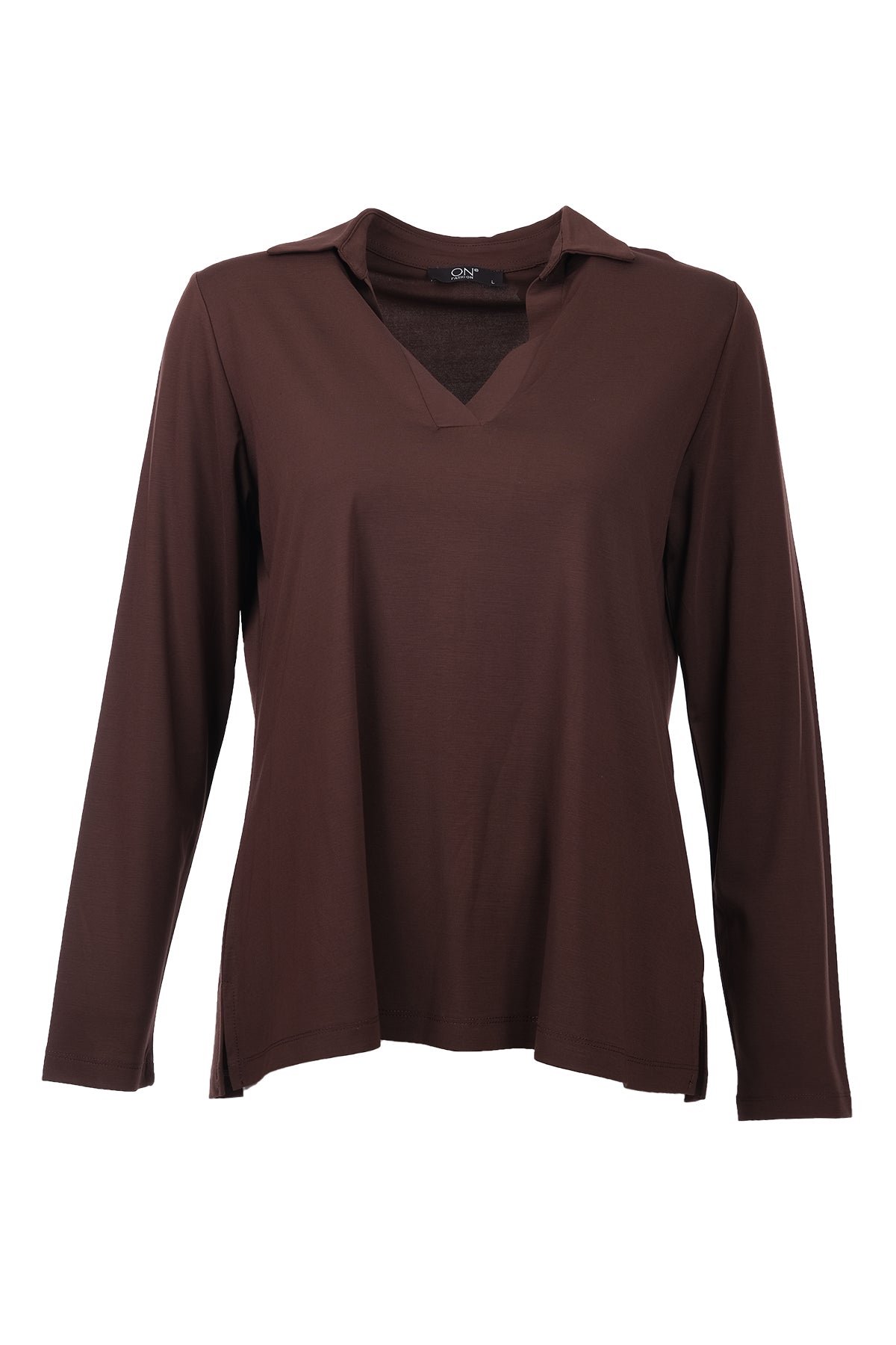 Polo Yaka Basic Bluz On Translation missing: ar.content.product_image_main