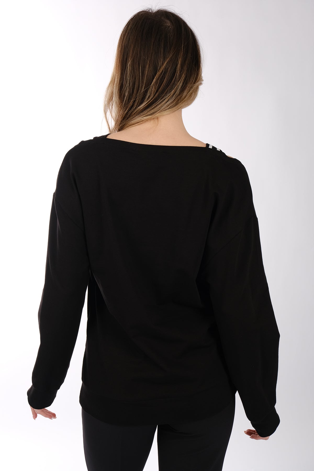 Ysatis Minimalist Oversize V Yaka Uzun Kol Kadın Bluz - Günlük & Özel Gün