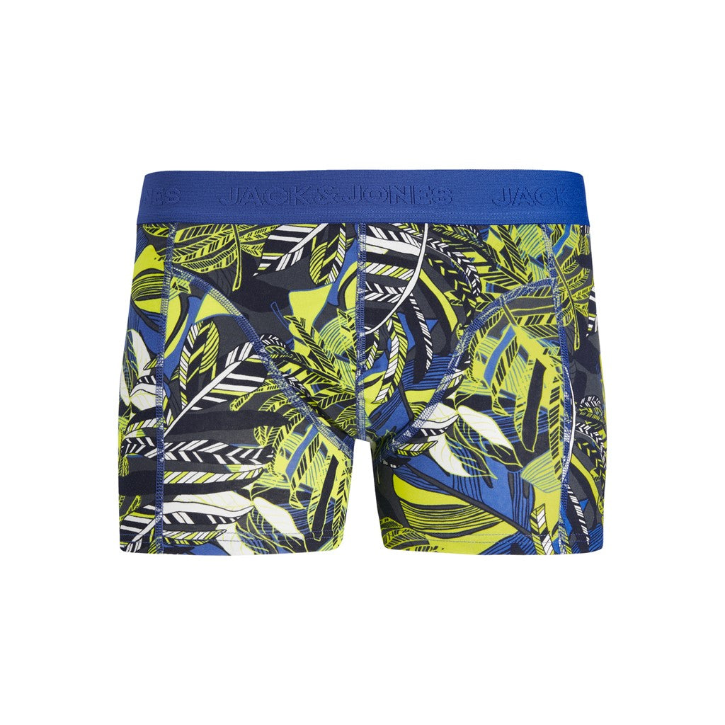 Jack&Jones Erkek Boxer Şort - Tropikal Desen - Rahat ve Şık