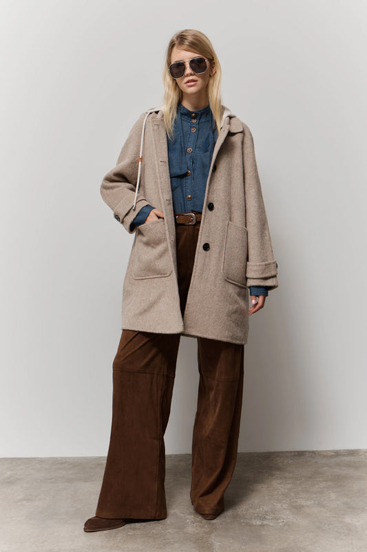 معطف نسائي من بي إس بي 054-218009