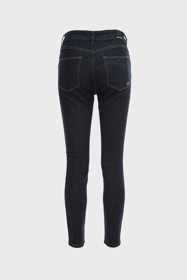 BSB Kadın Yüksek Bel Dar Paça Kot Pantolon - Minimalist Stil