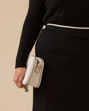 Büyük Beden Beli Biye Detaylı Midi Etek Gala-Xi