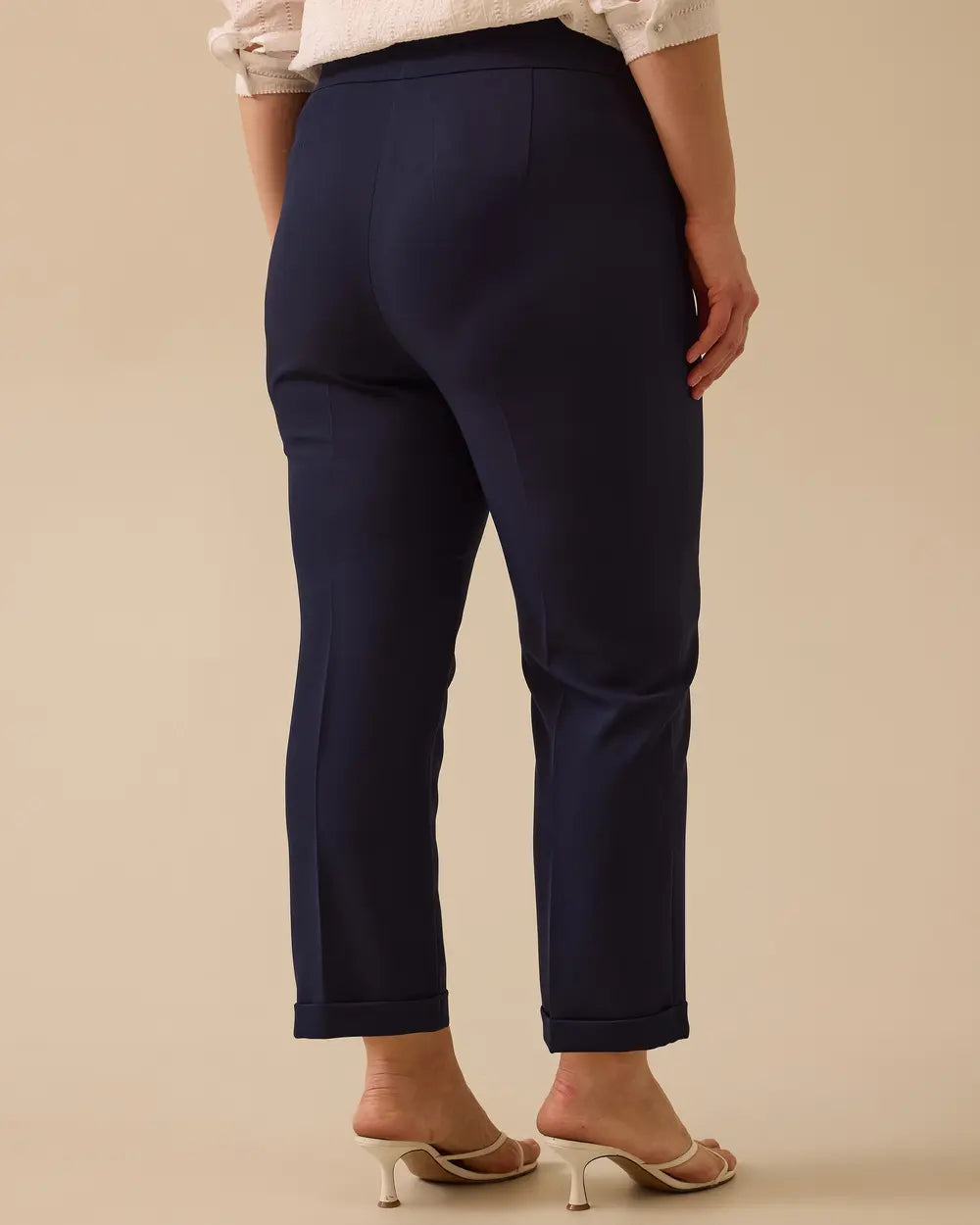 Büyük Beden Beli Büzgülü Duble Paça Pantolon Gala-Xi