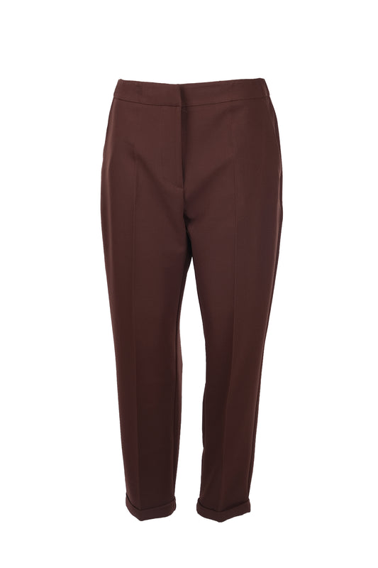 بنطلون بمقاسات كبيرة بجيوب وحافة مزدوجة من Gala-Xi