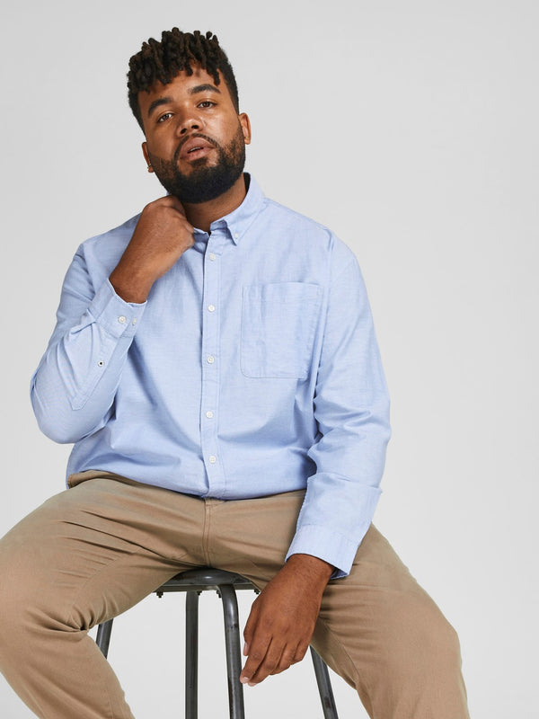 Jack&Jones Oversize Uzun Kol Minimalist Erkek Gömleği
