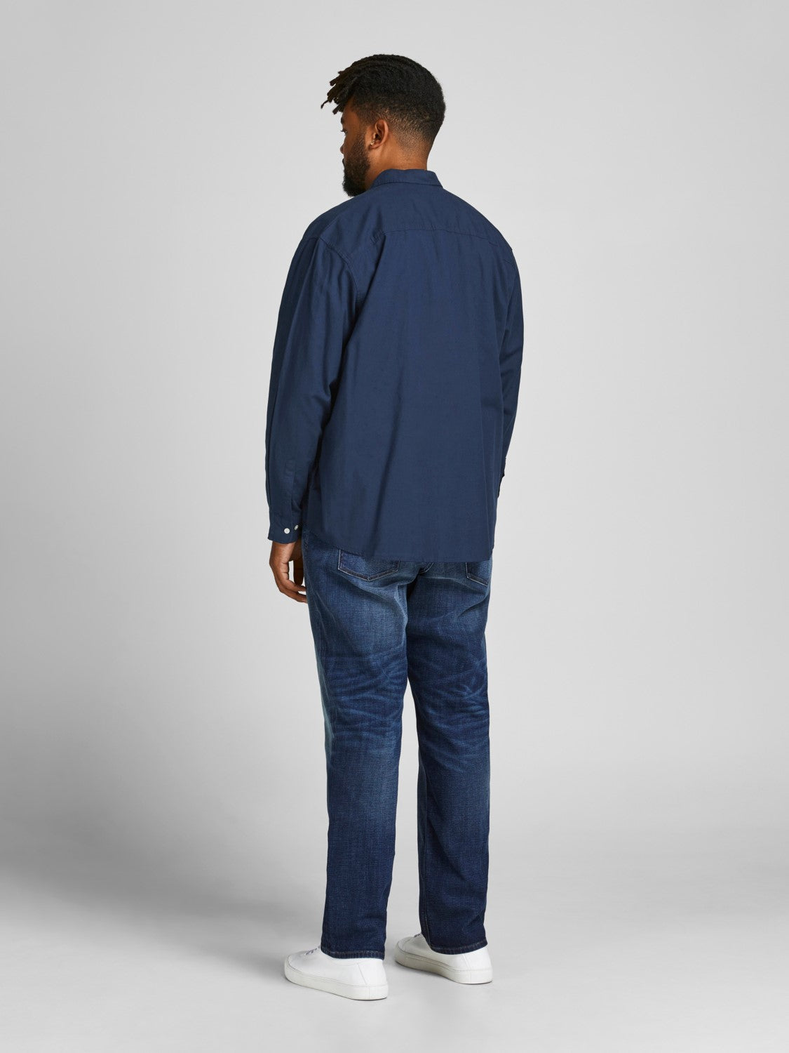 Jack&Jones Oversize Uzun Kol Minimalist Erkek Gömleği