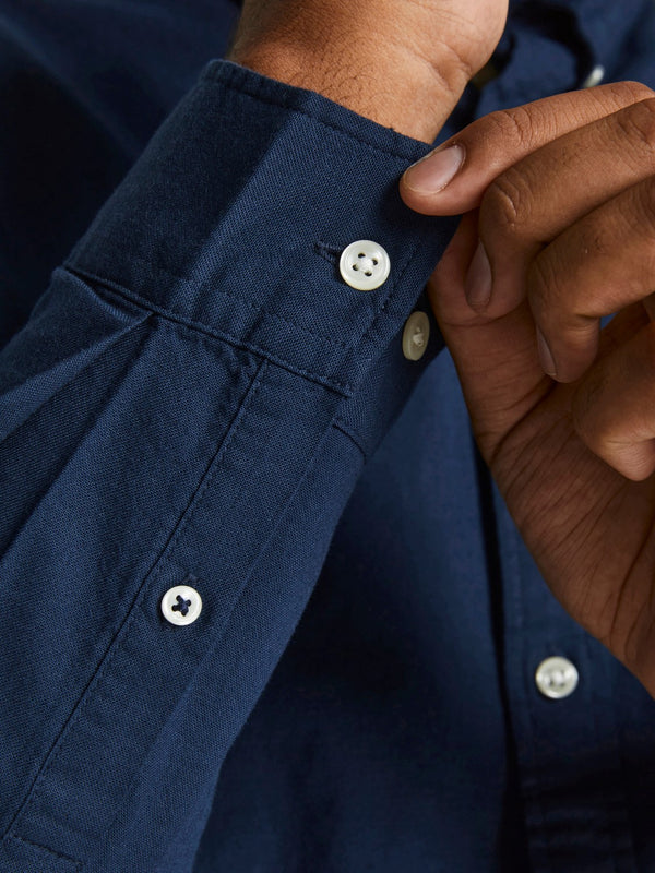 Jack&Jones Oversize Uzun Kol Minimalist Erkek Gömleği
