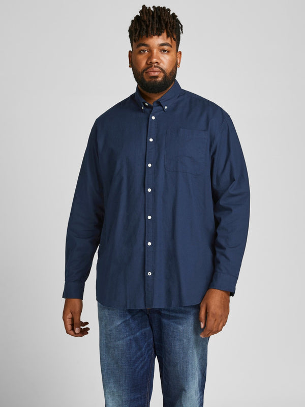 Jack&Jones Oversize Uzun Kol Minimalist Erkek Gömleği