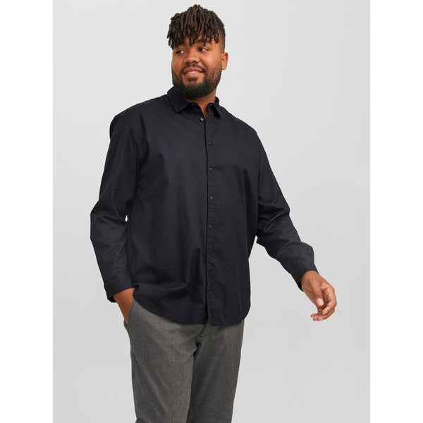 Jack&Jones Oversize Kareli Uzun Kol Erkek Gömleği - Günlük Stil