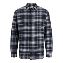 Jack&Jones Minimalist Uzun Kol Kareli Erkek Gömleği - Günlük Şıklık