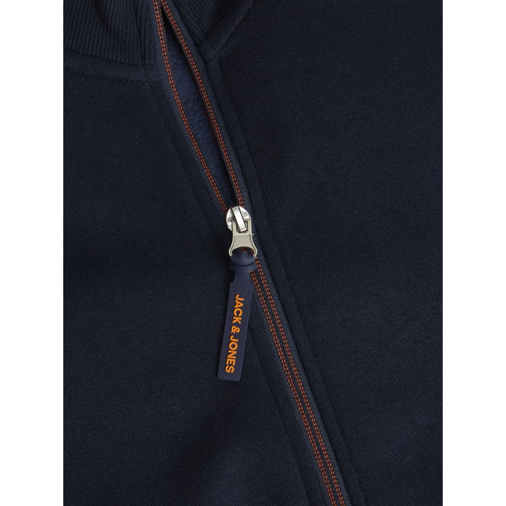 Jack&Jones Erkek Oversize Fermuarlı Yaka Sweatshirt - Günlük Kullanım