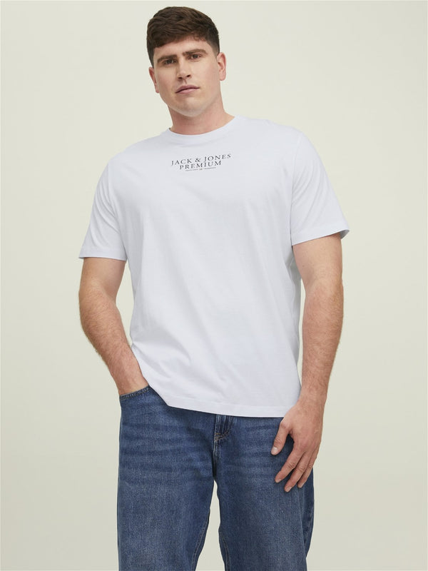Jack&Jones Oversize Kısa Kol Minimalist Erkek T-Shirt - Günlük Kullanım