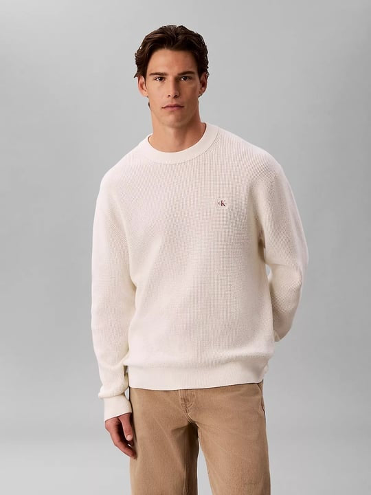 Calvin Klein Classic Cotton Bisiklet Yaka Erkek Triko LV04RH326G
