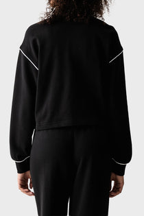 Calvin Klein Logolu Pamuklu Dik Yaka Fermuarlı Kadın Sweatshirt LV047H217G