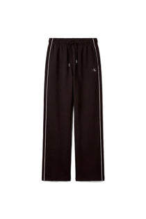 Calvin Klein Logolu Pamuklu Yüksek Bel Bol Paça Kadın Pantolon LV047H258G
