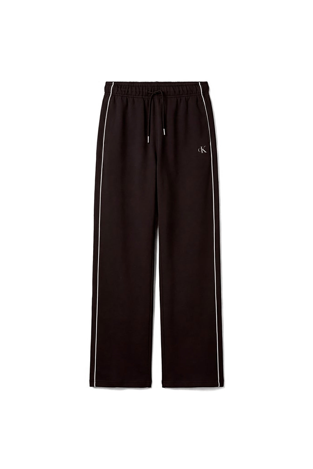Calvin Klein Logolu Pamuklu Yüksek Bel Bol Paça Kadın Pantolon LV047H258G